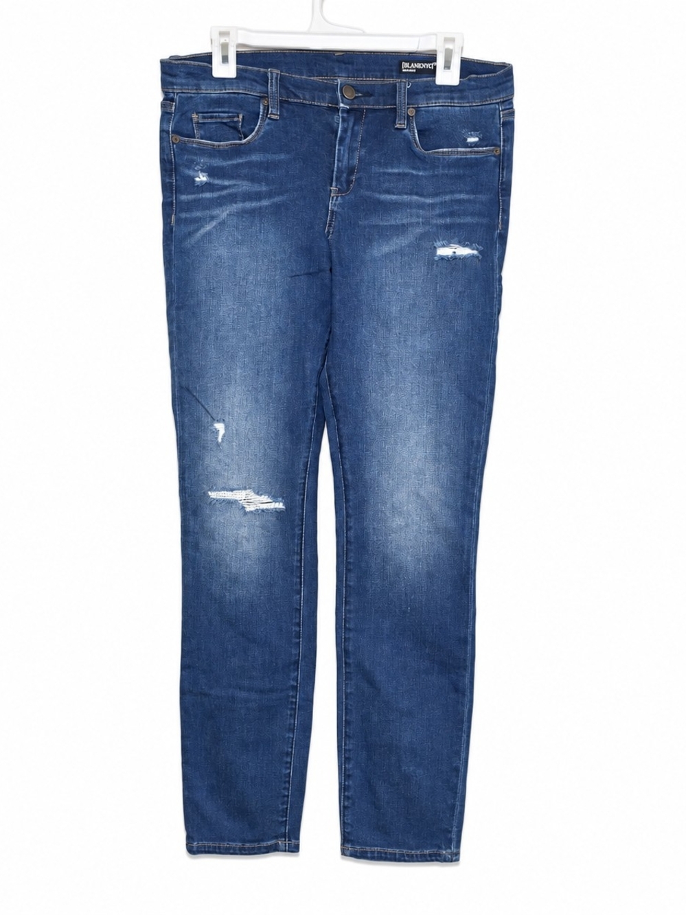 Blank NYC Medium Blue Distressed Skinny Jeans